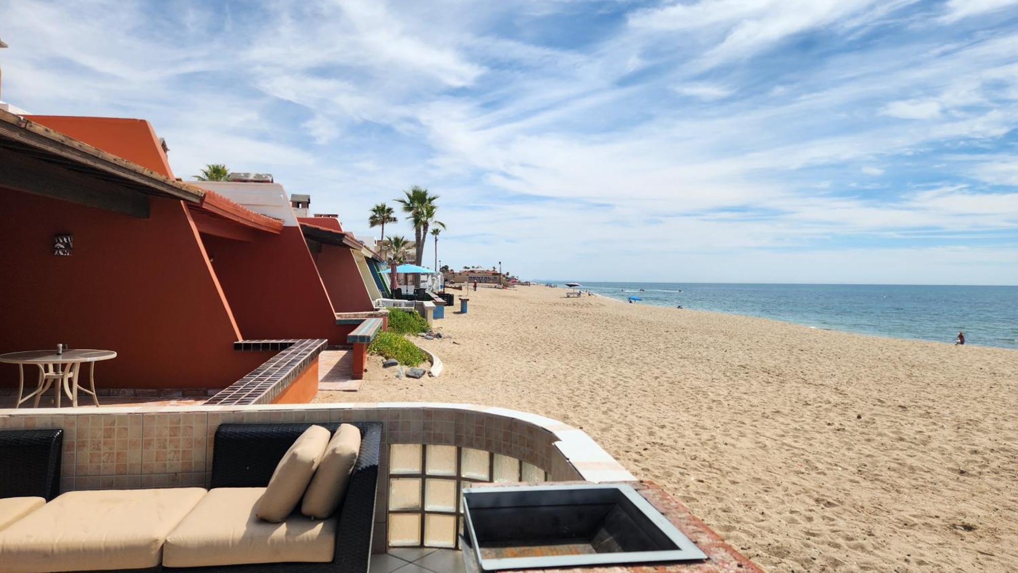 Las Brisas #8 Beachfront - On The Sand And Steps From Mannys For Tacos & Tequila Puerto Peñasco Exteriör bild